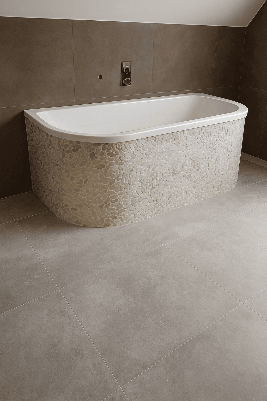 Wanna wolnostojąca w nowoczesnej łazience